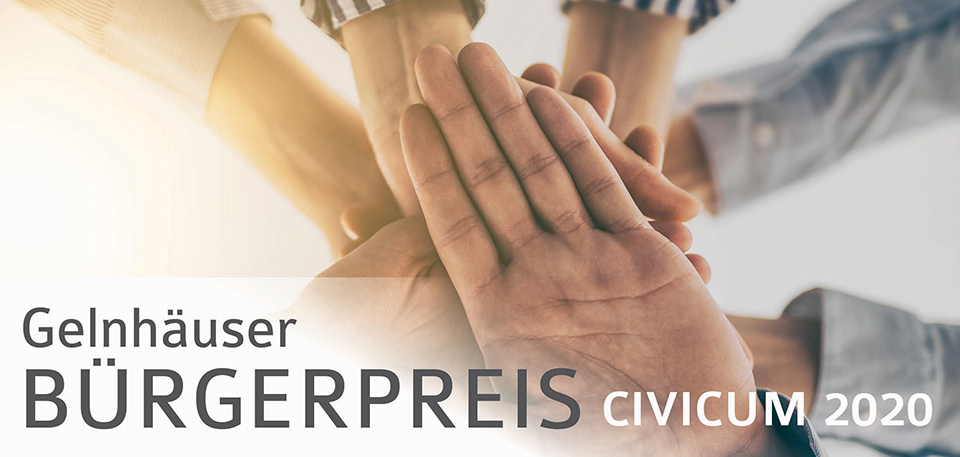 Bewerbungen für Bürgerpreis CIVICUM 2020: Bis 10. Mai Unterlagen einreichen