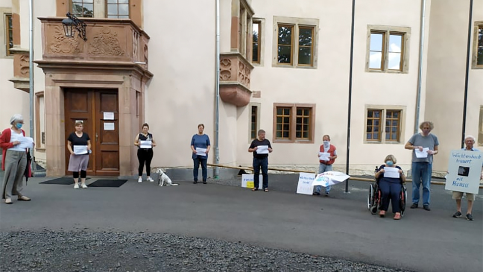 Nach Verbot der Demo in Hanau: Erinnerung in Wächtersbach