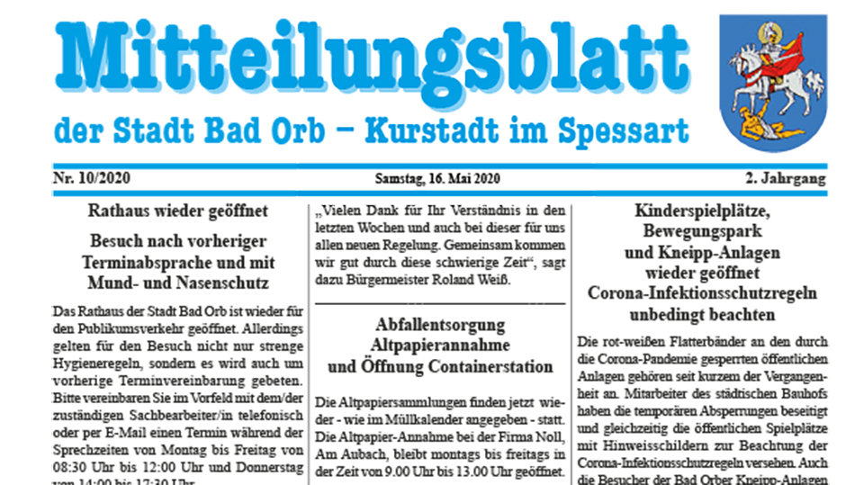 Mitteilungsblatt 2020/10