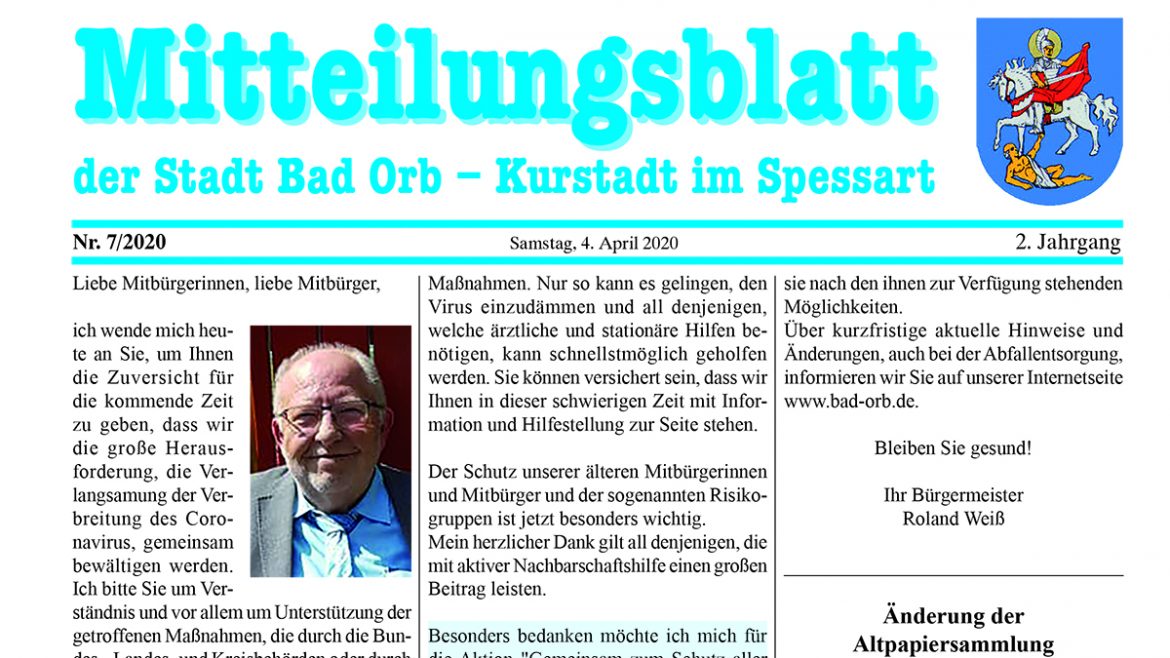 Mitteilungsblatt 2020/7
