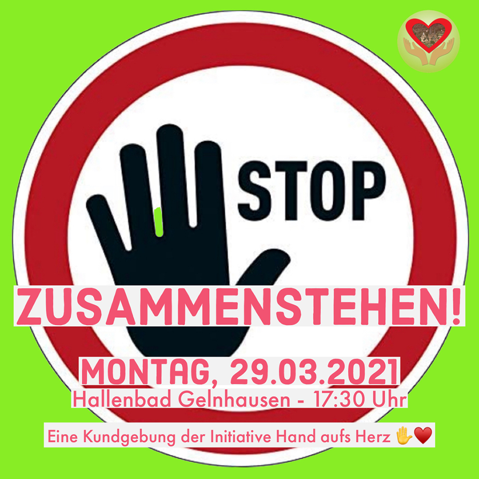 Am Montag, 29. März: Gelnhausen zeigt Gesicht gegen Autokorso der so genannten Querdenker