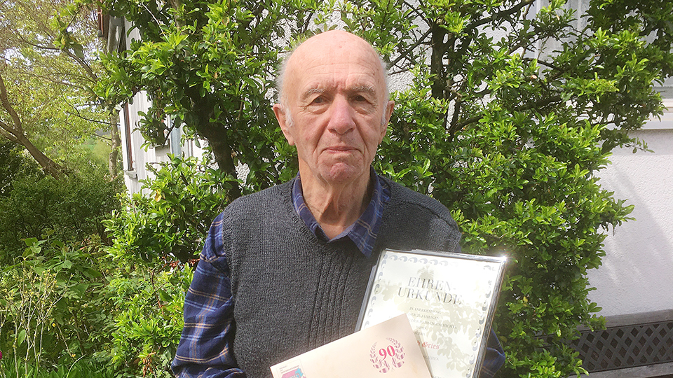 Heinrich Gries aus Altenhaßlau feierte 90. Geburtstag