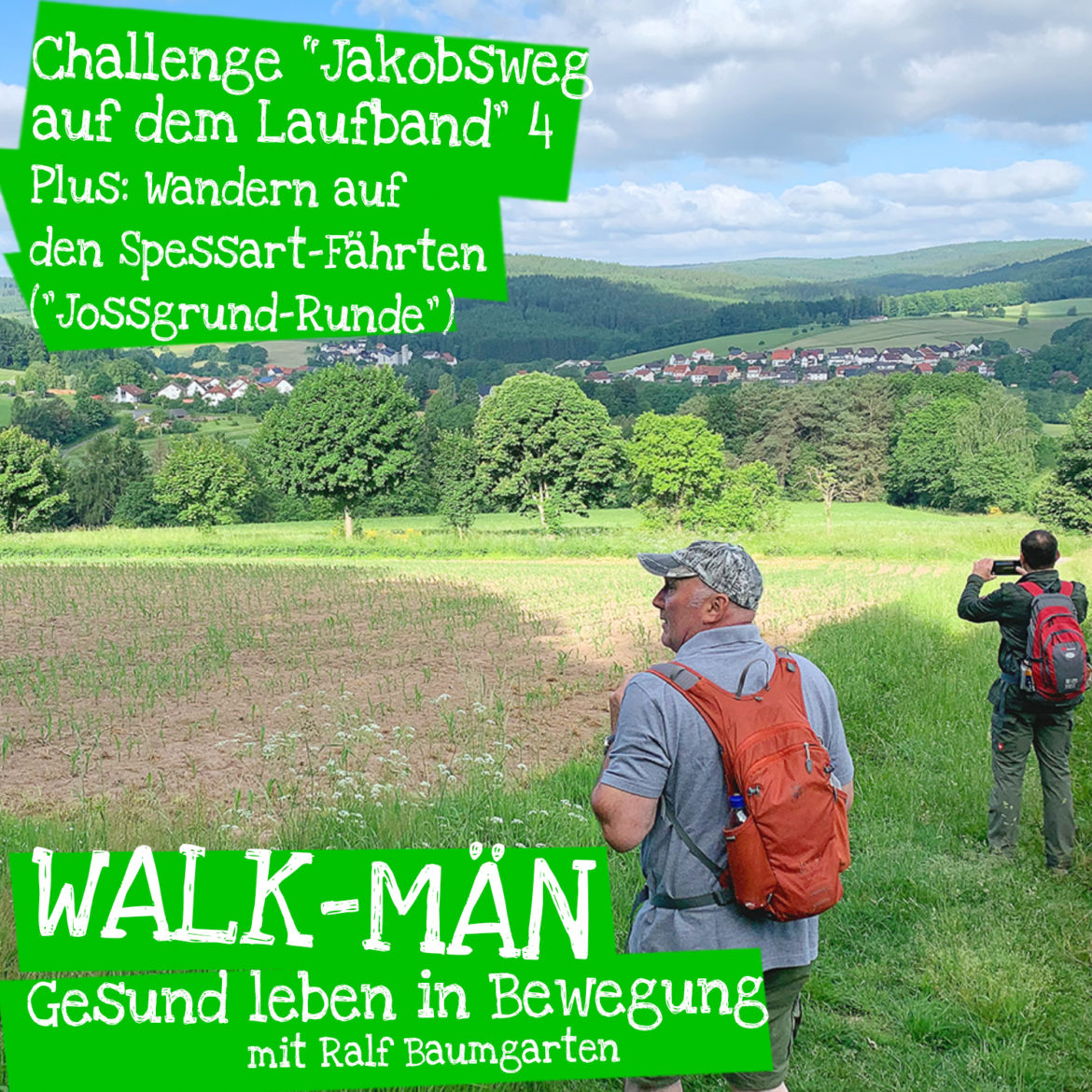 Walk-Män-Podcast: „Jakobsweg auf dem Laufband 4“ / Spessartfährte