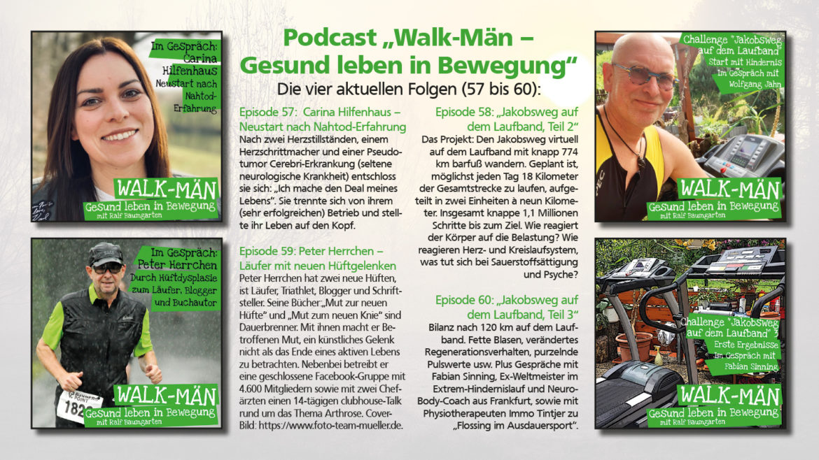 Walk-Män: Vier neue Podcast-Highlights im Juni erschienen