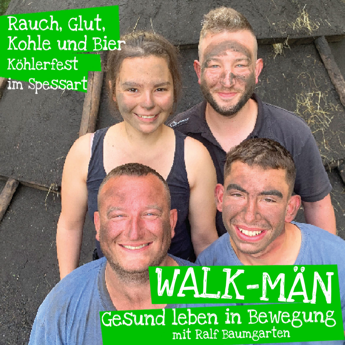 Walk-Män-Podcast: Köhlerfest im Spessart – Rauch, Glut, Kohle und Bier