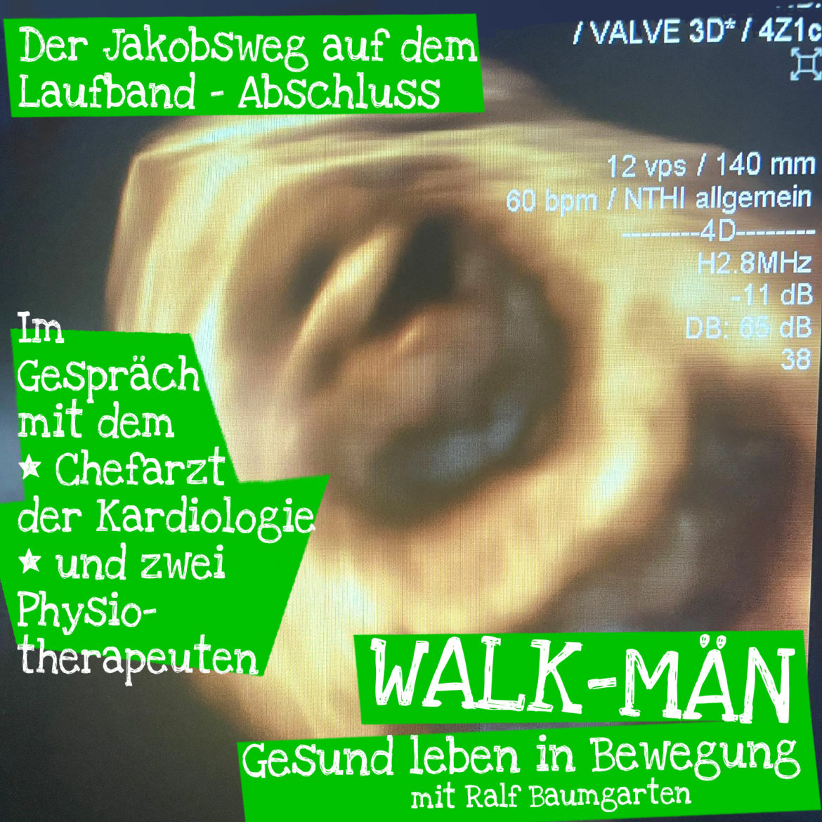 Walk-Män-Podcast: Jakobsweg auf dem Laufband – Was sagen die Ärzte?