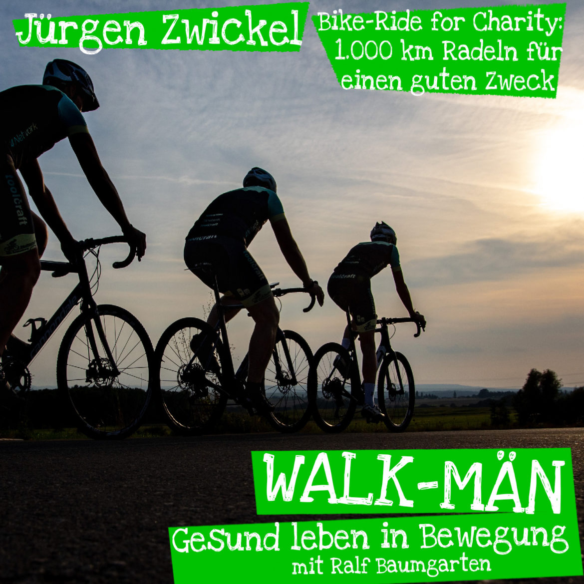 Walk-Män-Podcast 78.: Jürgen Zwickels „Bike Ride for Charity“