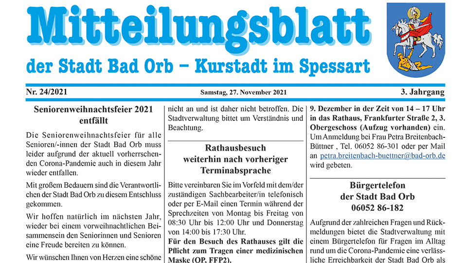 Mitteilungsblatt 2021/24