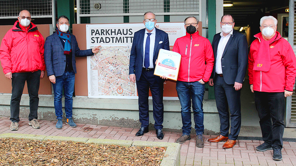 Parkhaus Stadtmitte in Gelnhausen mit zwei Sternen prämiert