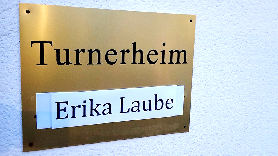 TV-Vereinsheim heißt jetzt Erika Laube-Heim
