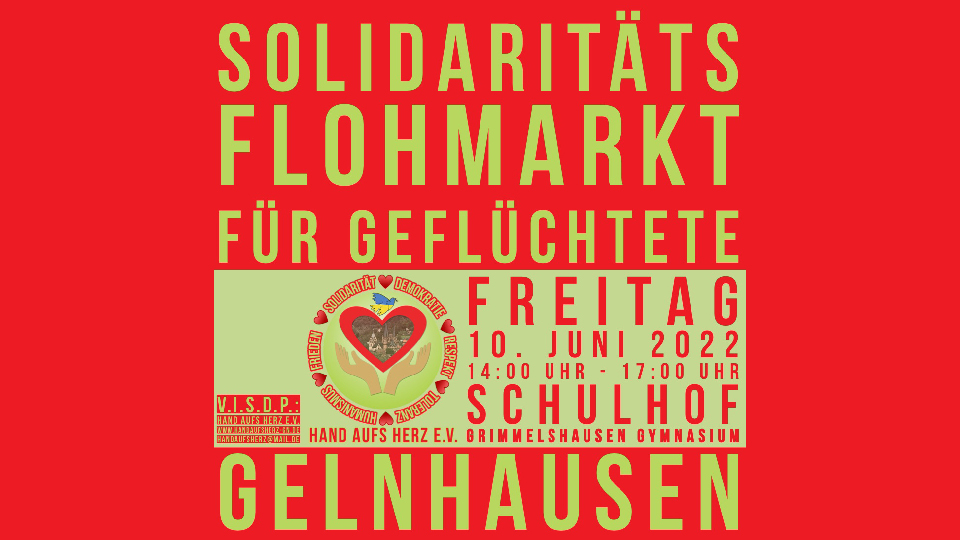 Morgen Flohmarkt für Geflüchtete am Grimmelshausen Gymnasium