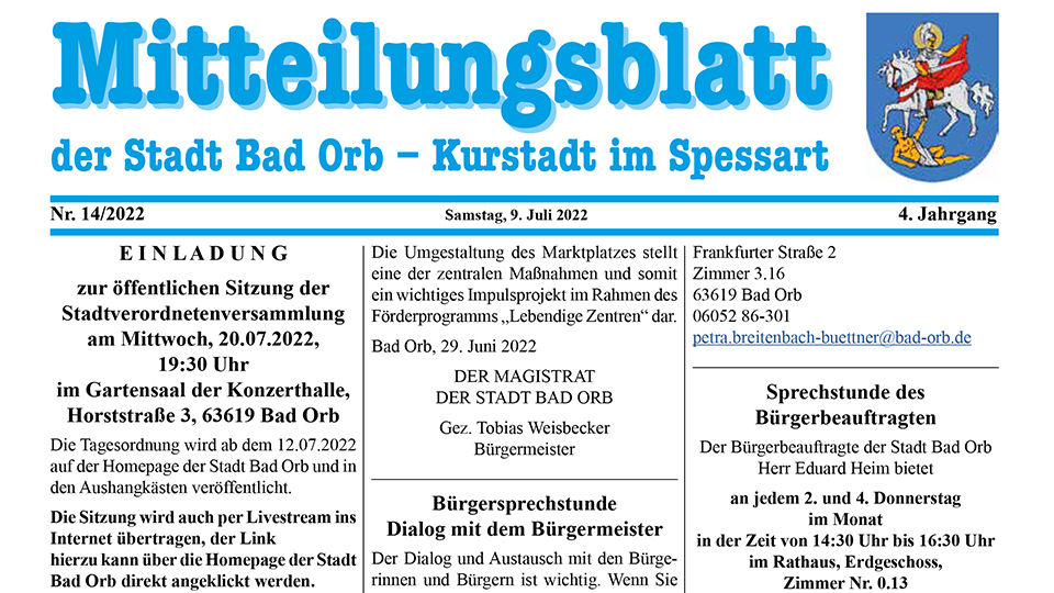 Mitteilungsblatt 2022/14