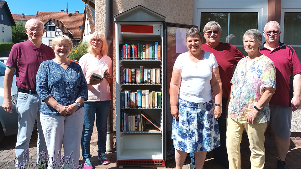 „Offener Bücherschrank“ nun auch in Geislitz