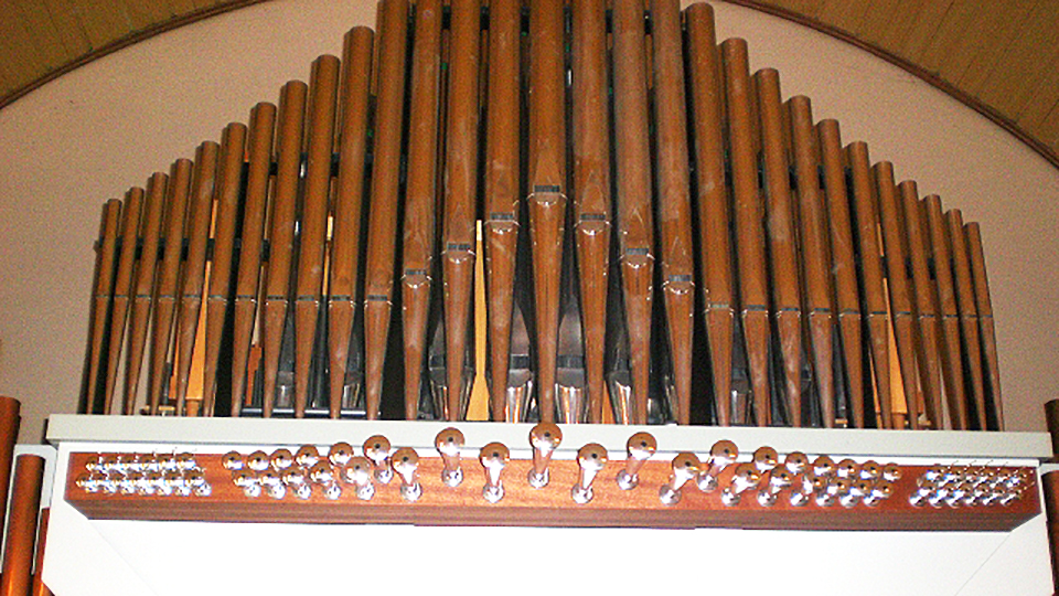 Neues Orgelregister wird vorgestellt