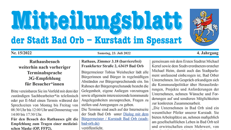 Mitteilungsblatt 2022/15