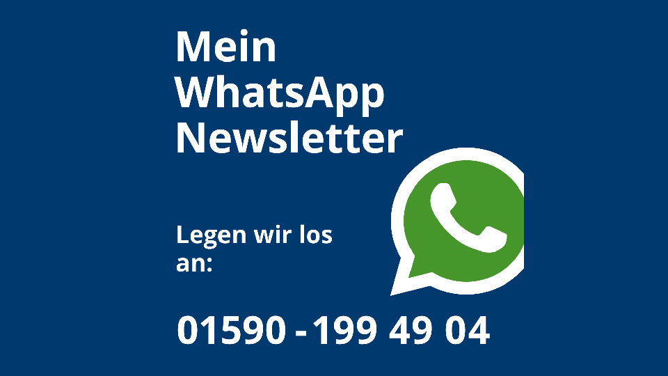 Jakob Mähler informiert per WhatsApp