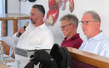 Archiv-Bild, von links: Jürgen Staab, Stefan Heimrich und Markus Streb.