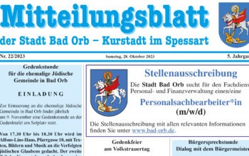 Das Bad Orber Mitteilungsblatt 22/2023