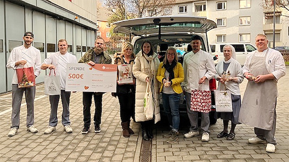 Über 100 Portionen für St. Vinzenz-Krankenhaus gekocht