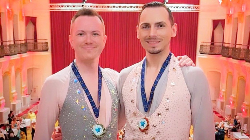 Marc und Damian sind Europameister der „Show Dance Couples“