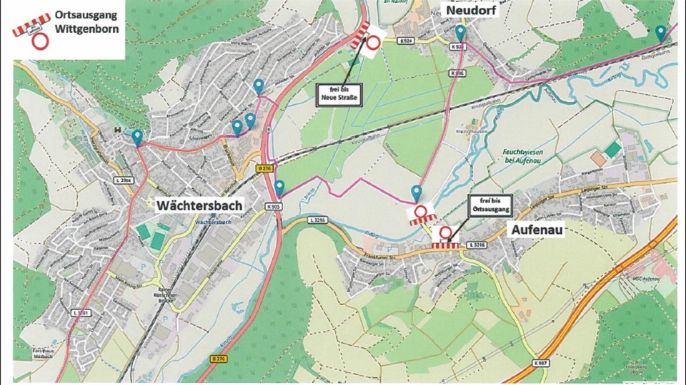 Kinzigtal total: Neue Streckenführung in Wächtersbach