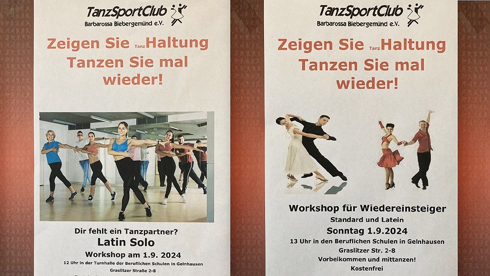 TSC Barbarossa Biebergemünd lädt zu Tanzworkshops ein