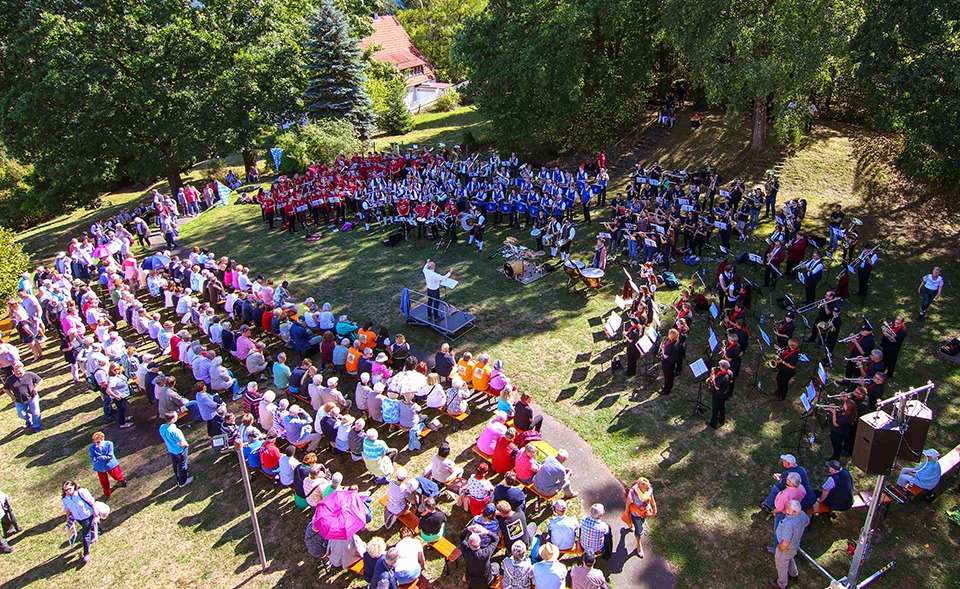 Ökumenische Bergandacht beim Blasmusikfestival