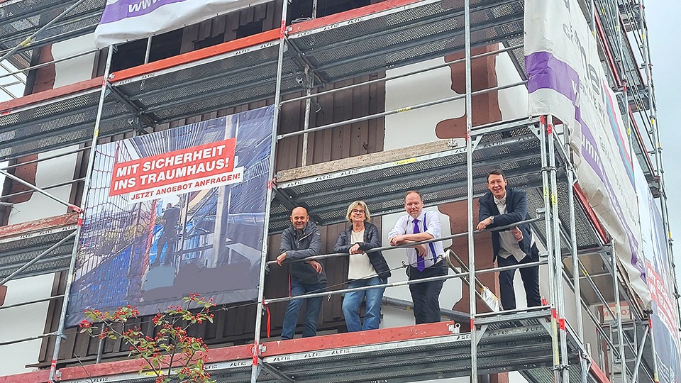 Ziegelturm in Gelnhausen wird renoviert